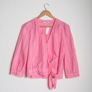 Madewell Faux-Wrap Blouse